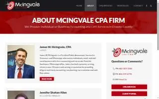 McIngvale CPA Firm website