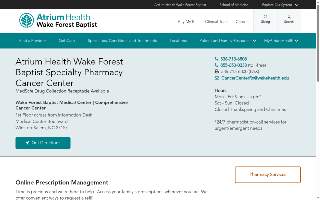 Atrium Health Wake Forest Baptist Specialty Pharmacy - Cancer Center