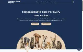 Southaven Animal Hospital website