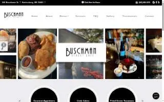 Buschman Street Cafe website