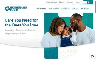 Shomari D. Thompson, MD - Hattiesburg Clinic Pine Street Primary Care website
