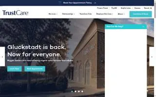 TrustCare Hattiesburg website