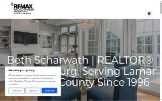 Beth Scharwath | Hattiesburg REALTOR website
