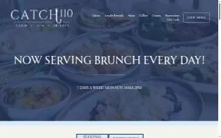 Catch 110 website