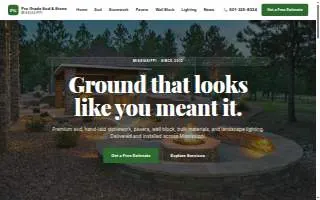 Pro Grade Sod & Stone website