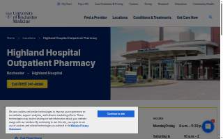 University of Rochester Medicine Pharmacy – Highland Hospital Outpatient Pharmacy