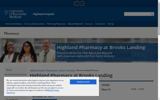 University of Rochester Medicine Pharmacy – Brooks Landing Pharmacy