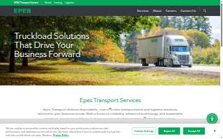 Epes Transport website