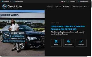 Direct Auto Insurance of Pascagoula website