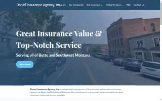Daniel Insurance Agency, Inc website