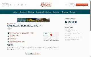American Electric, Inc. website