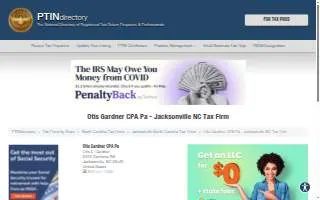 Gardner Otis CPA website