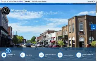 Mooresville Center - Under New Management website