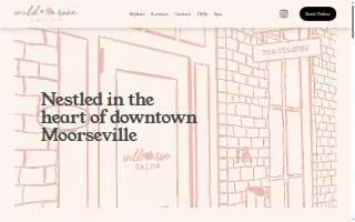 Wild Rose Salon website