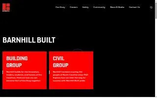 Barnhill Contracting Company of Rocky Mount website