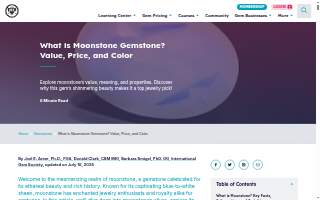 Moonstone Studio website