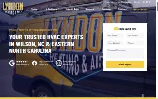 Lyndon Heating and Air website