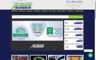 Autorama Auto Sales and Rentals website