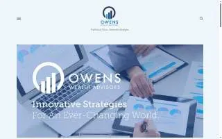 Owens Wealth Advisors website