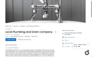 Local Plumbing and Drain Company of Papillion website