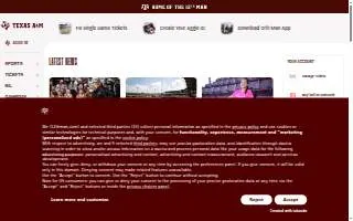 Aggies Catering Specialists website