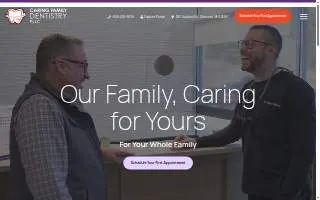 Caring Family Dentistry of Concord website