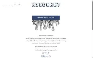 The Ricochet of Derry website