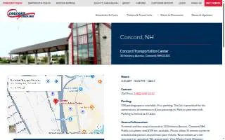 Concord Coach Lines website