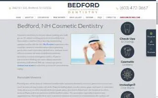 Bedford Cosmetic & Restorative Dentistry website