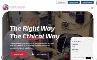 Ethical Home Pro of Bedford website