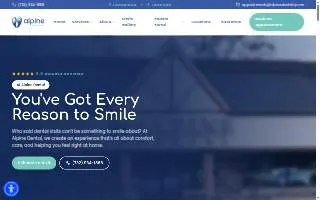 Alpine Dental of Lakewood website