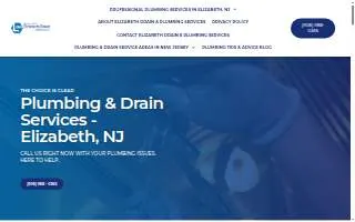 Elizabeth Plumbing and Drain Service website