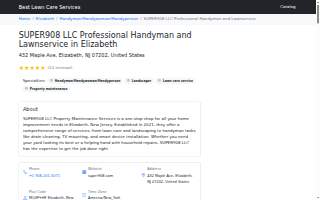 SUPER908 LLC Professional Handyman and Lawnservice