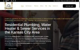 Two Pillars Plumbing website