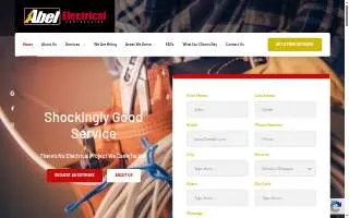 Abel Electrical Contracting LLC of Camden website