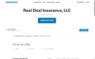 Real Deal Insurance website