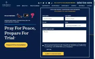 Grungo Law of Cherry Hill website