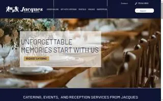 Jacques Reception Center of Middletown website