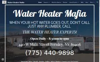 Water Heater Mafia website