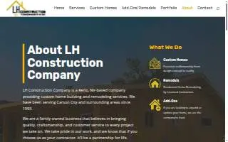 LH Construction LLC website