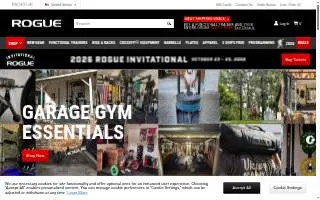 Rogue Iron Gym website
