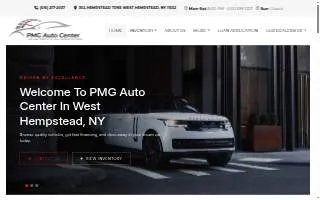 PMG Auto Center of Hempstead website