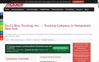 Go Ce Blue Trucking Inc