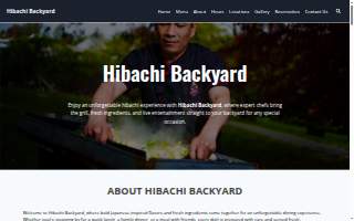 Hibachi UandMe | Backyard party catering