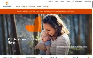 Rome Health website