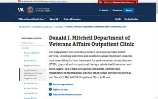 Rome VA Clinic website
