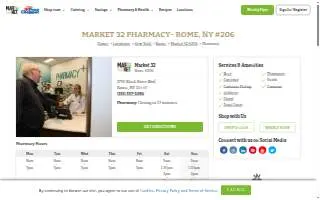 Price Chopper Pharmacy of Rome website