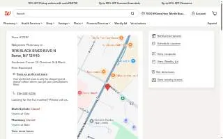 Walgreens of Rome website