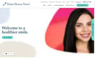 Dolson Avenue Dental website