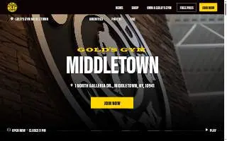 Gold's Gym of Middletown website